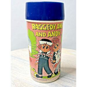 Vintage Raggedy Ann and Andy Thermos / Thermo Bottle Aladdin